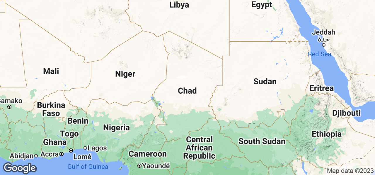 Map Chad