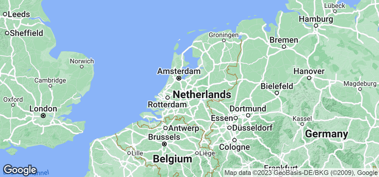 Map Netherlands