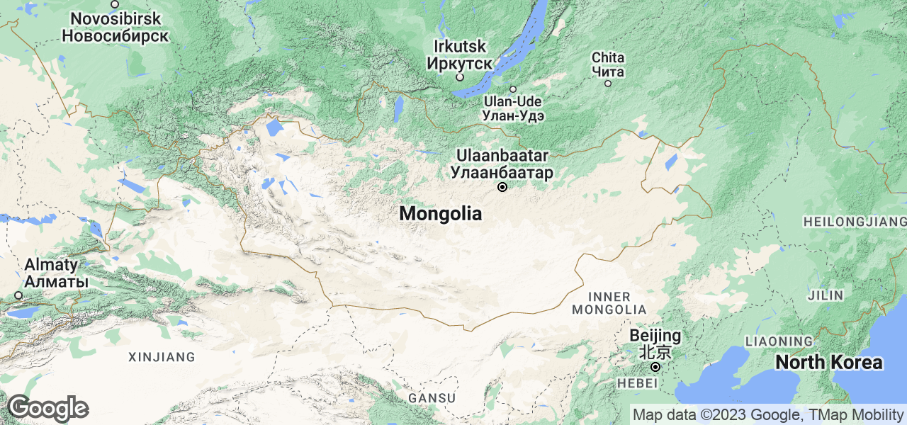 Map Mongolia
