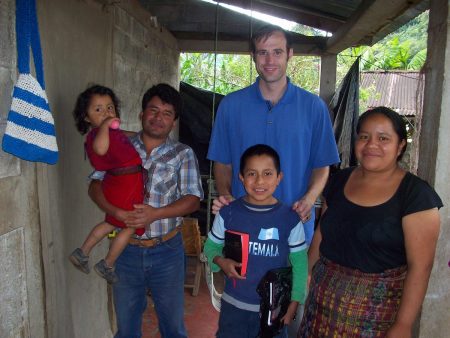 Jordan with Mayan family in Cotzal
