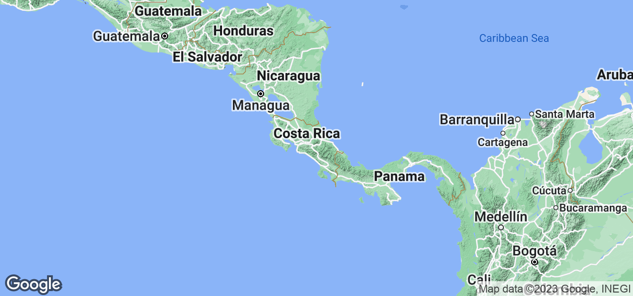 Map Costa Rica