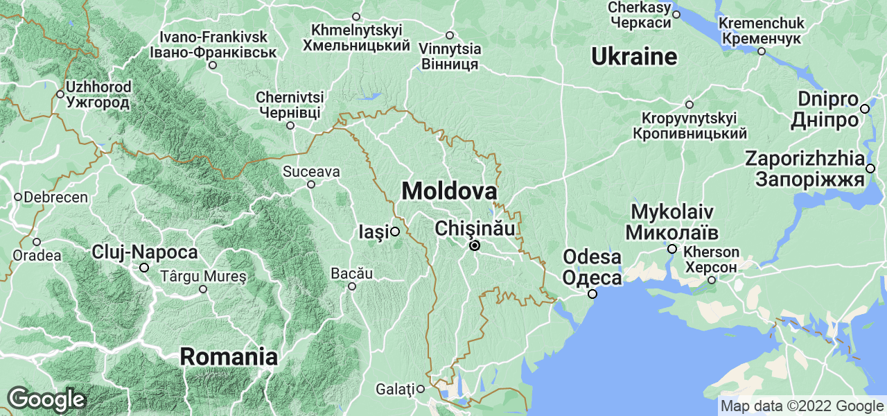 Map Moldova