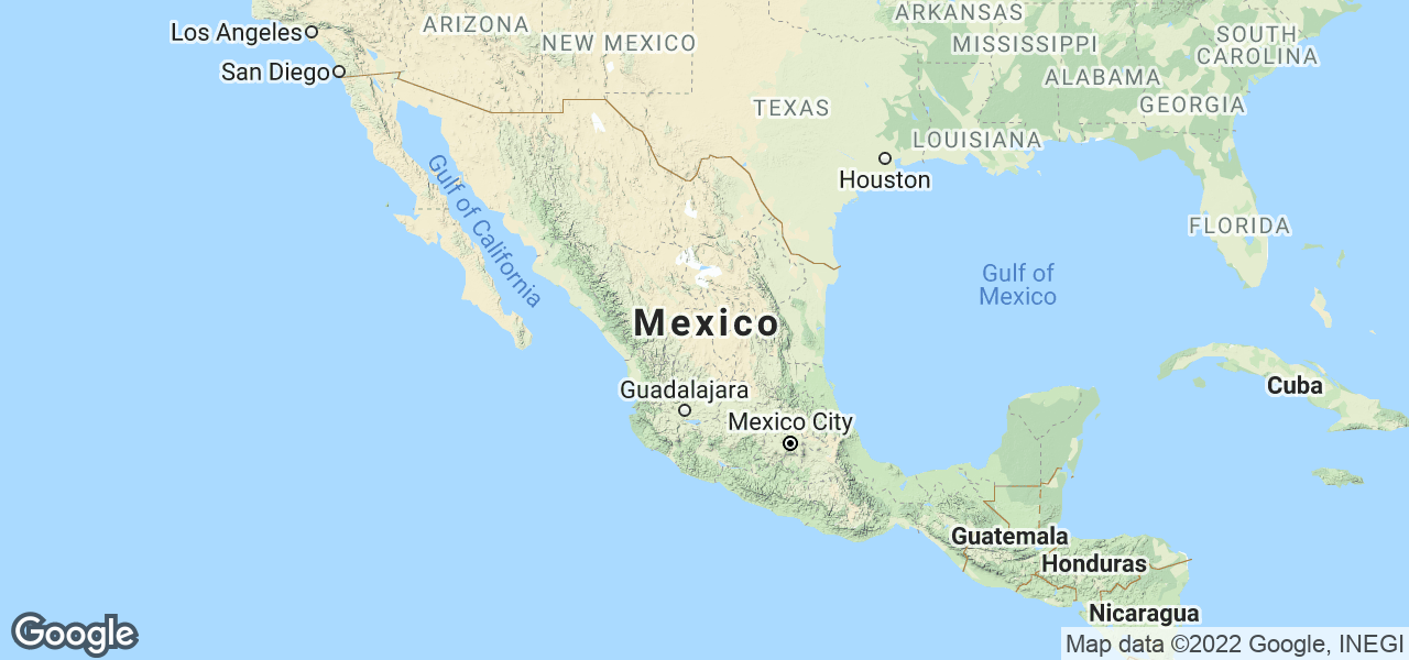 Map Mexico