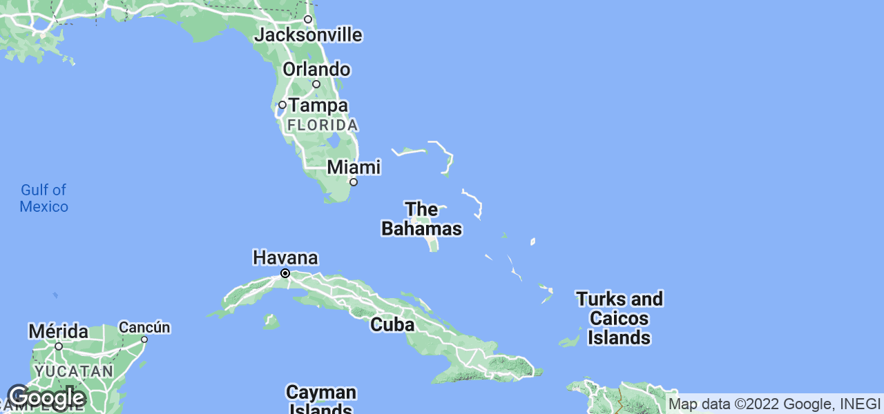 Map Bahamas