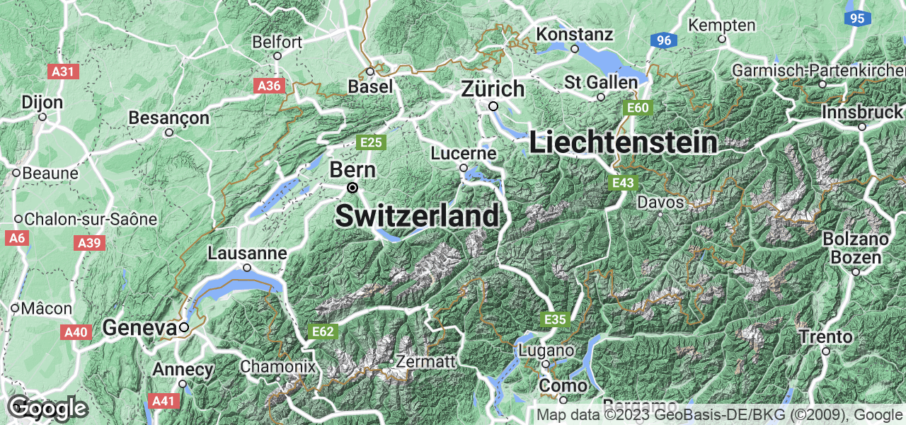 Map Switzerland