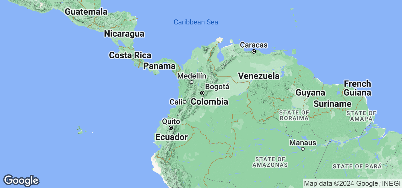 Map Colombia