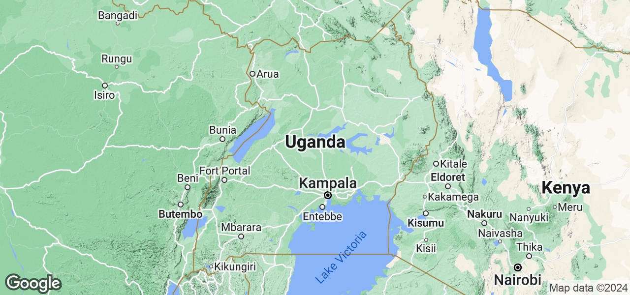 Map Uganda