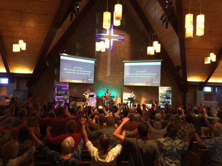 Worship service at Holland Michigan