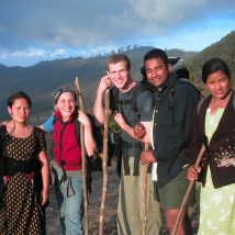 Trekking in Nepal on a short-term ministry trip. 