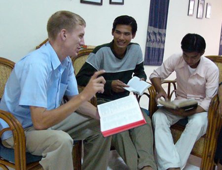 Training leaders in Cambodia