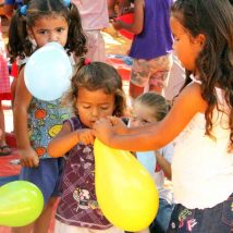 Paraguayan children during a Gospel outreach.