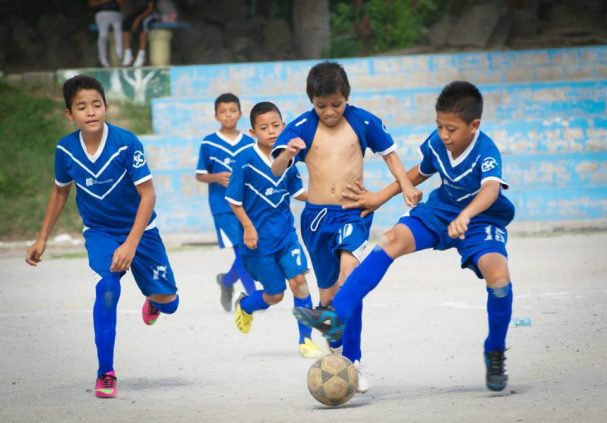 Soccer kids in El Salvador  2014